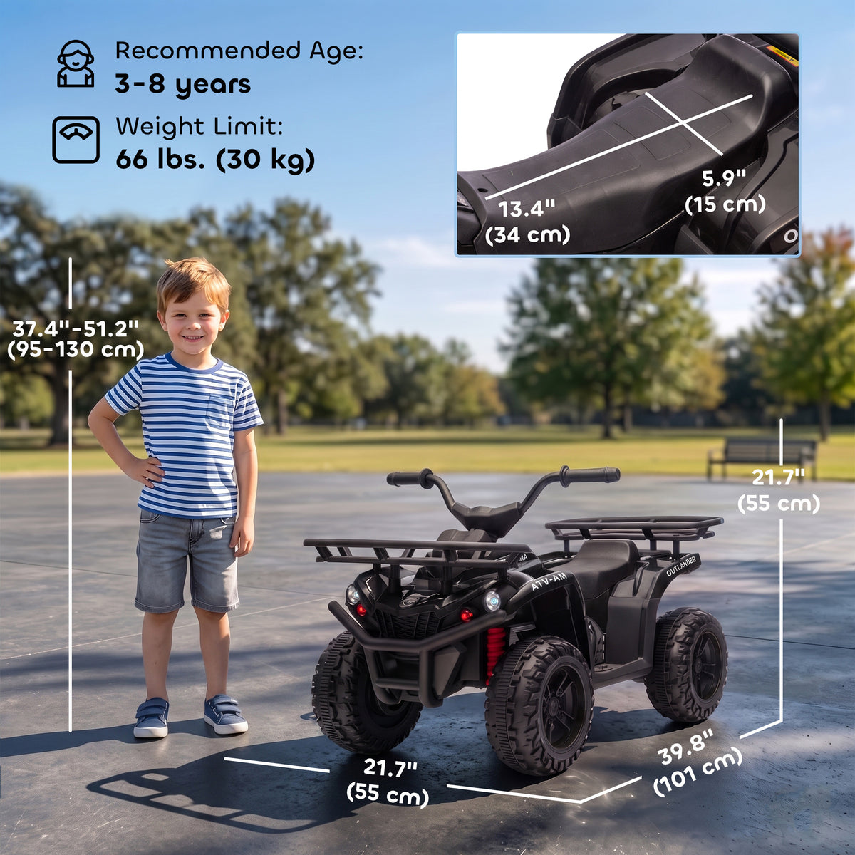 Kids Electric ATV 12V Quad