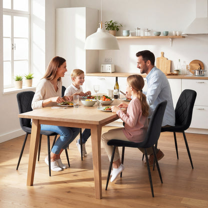 Upholstered dining chairs set of 4