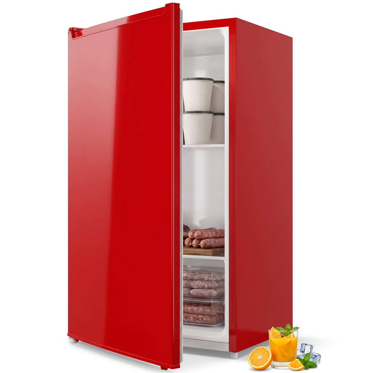 Congelador vertical compacto de 59 L