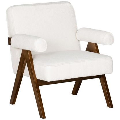 Accent Armchair Corduroy Thick Cushion