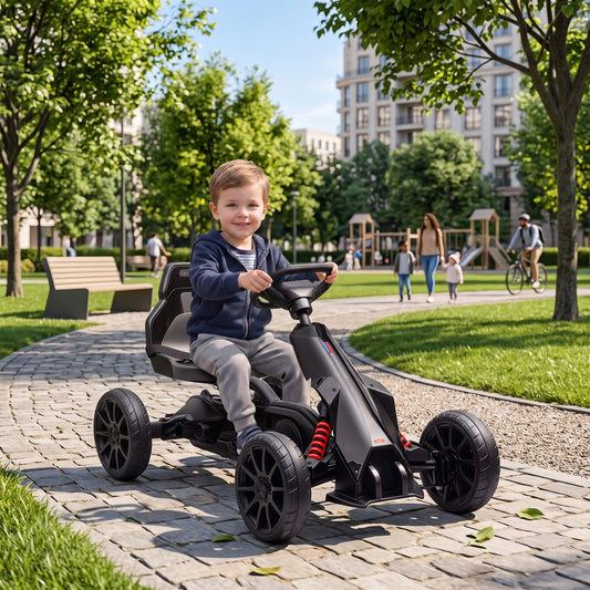 Kids Pedal Go Kart with Adjustable Seat