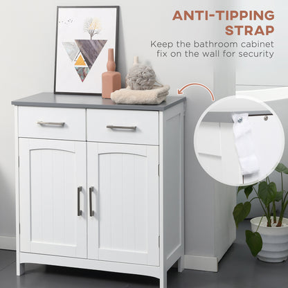Mueble de baño sobre patas con cajones