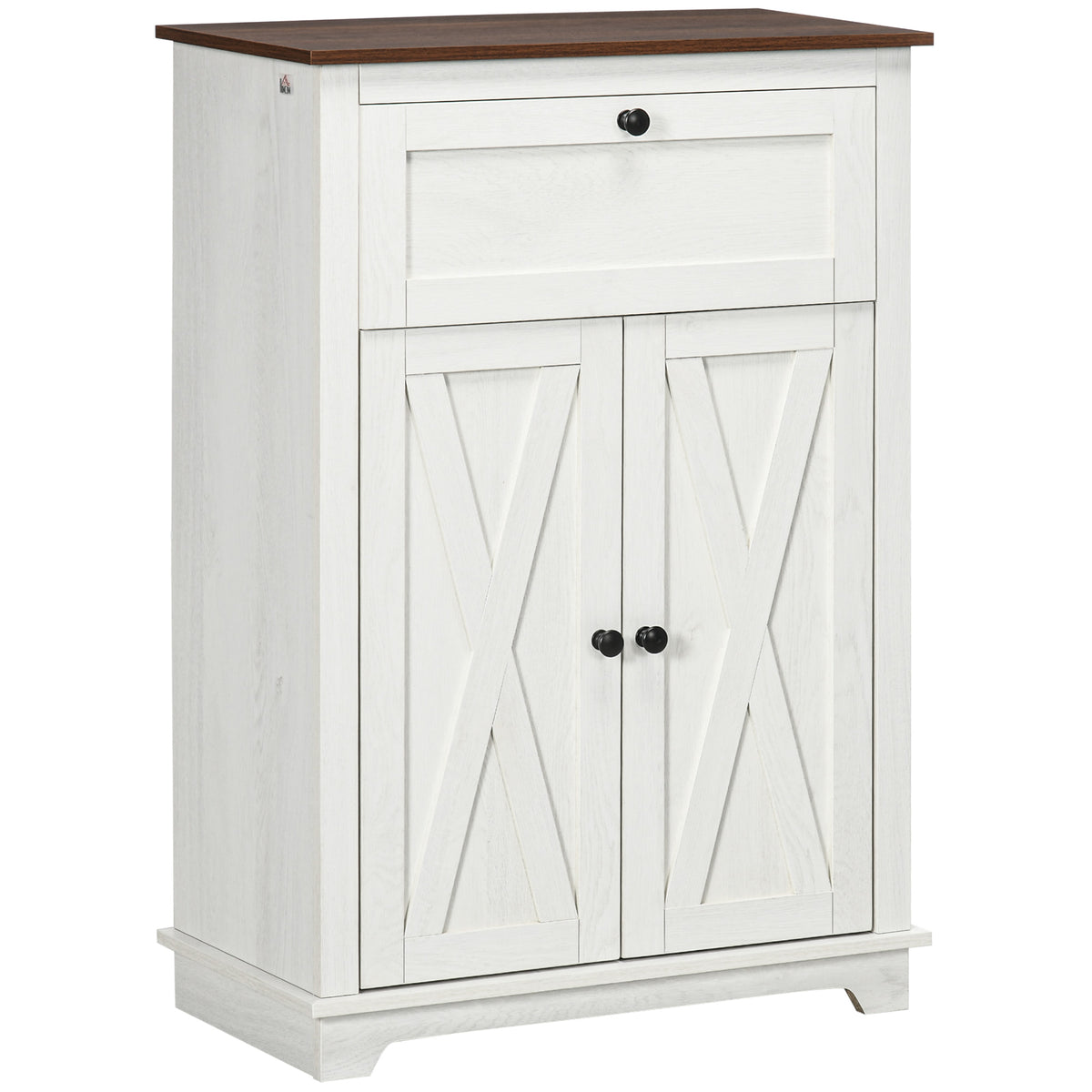 Farmhouse Kitchen Sideboard Storage Cabinet with Drawer
