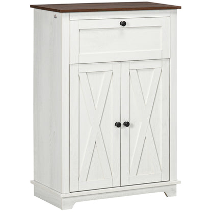 Farmhouse Kitchen Sideboard Storage Cabinet with Drawer