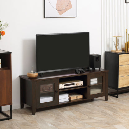 Fireplace TV stand for 152 cm TV — 140 x 39.5 x 50 cm
