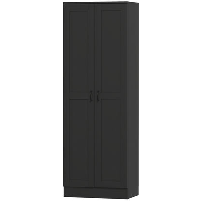 Tall kitchen pantry storage cabinet made of particle board