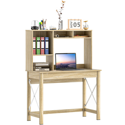 Computer Desk with Storage Hutch