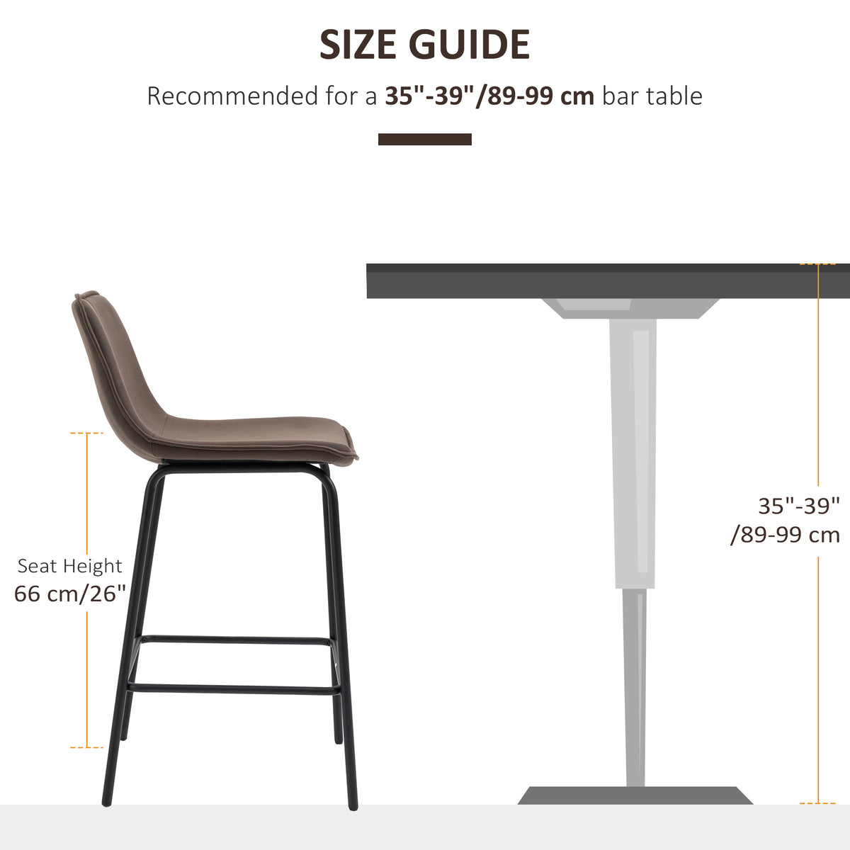 Upholstered counter height bar stools set of 2