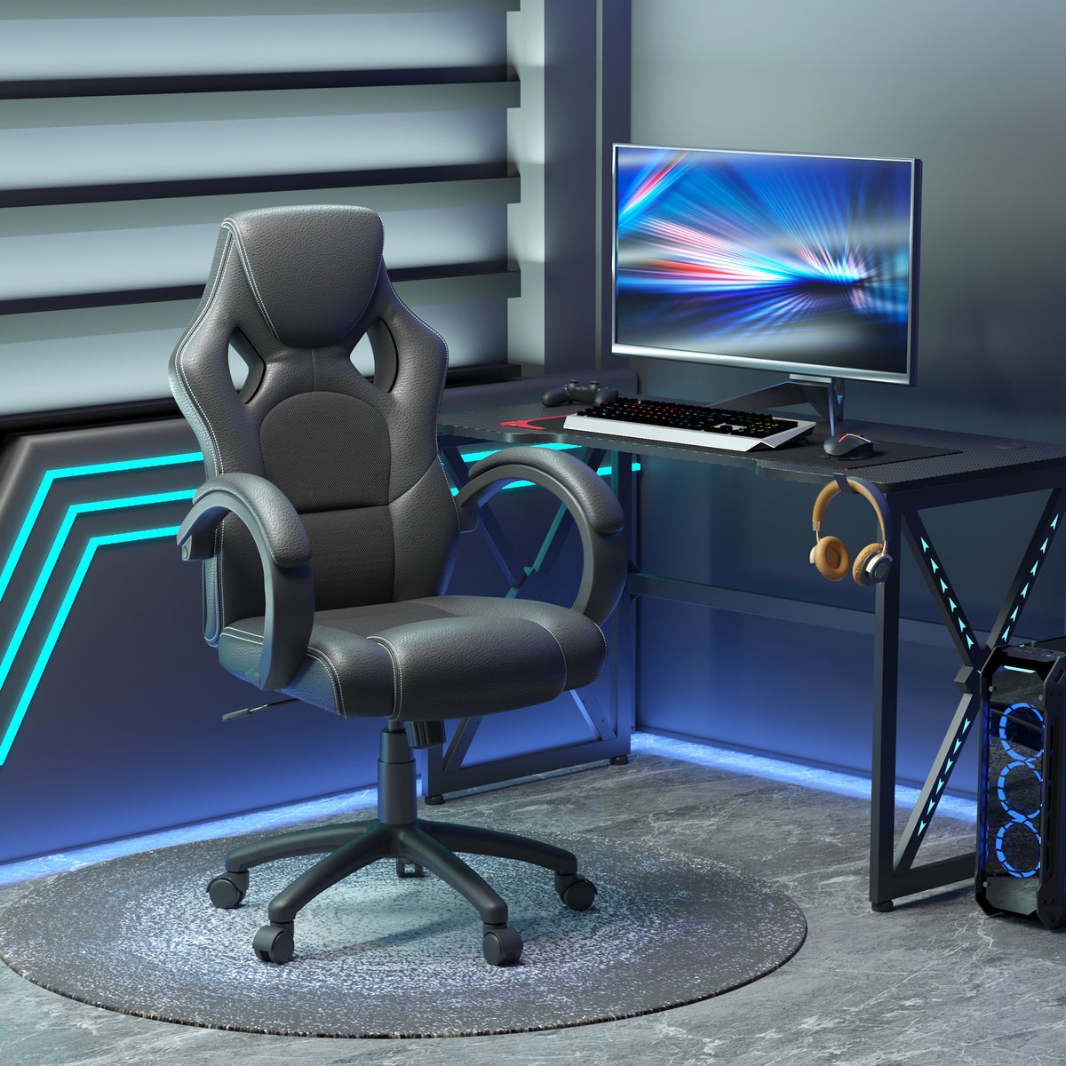 Ergonomic Gaming Chair Adjustable Height