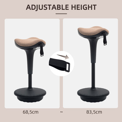 Ergonomic adjustable standing desk stool