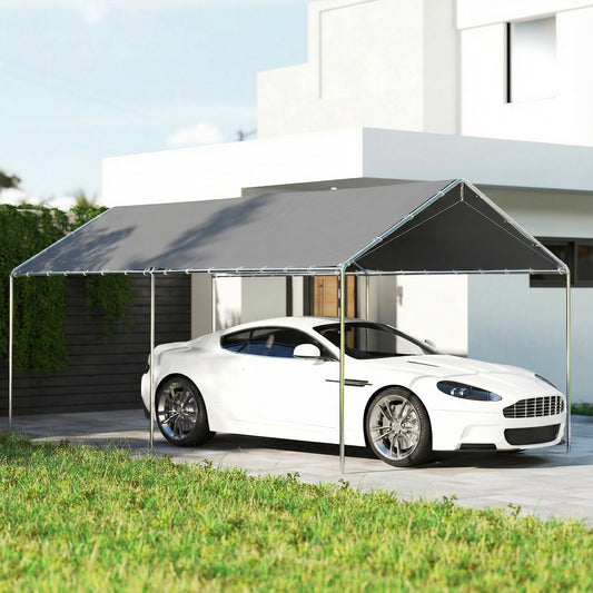 Car Shelter 10' Galvanized Steel