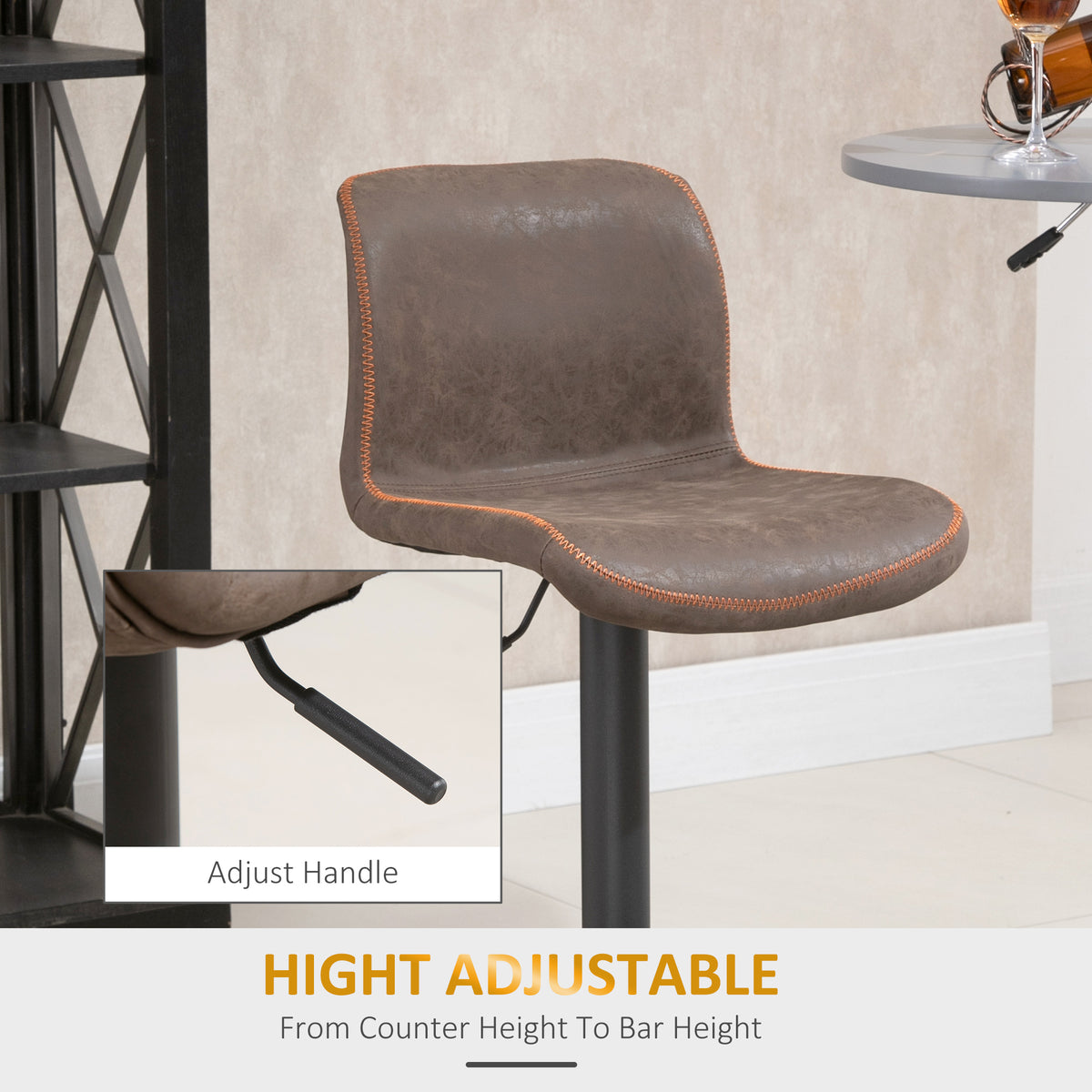 Adjustable Counter Height Bar Stools — Set of 2