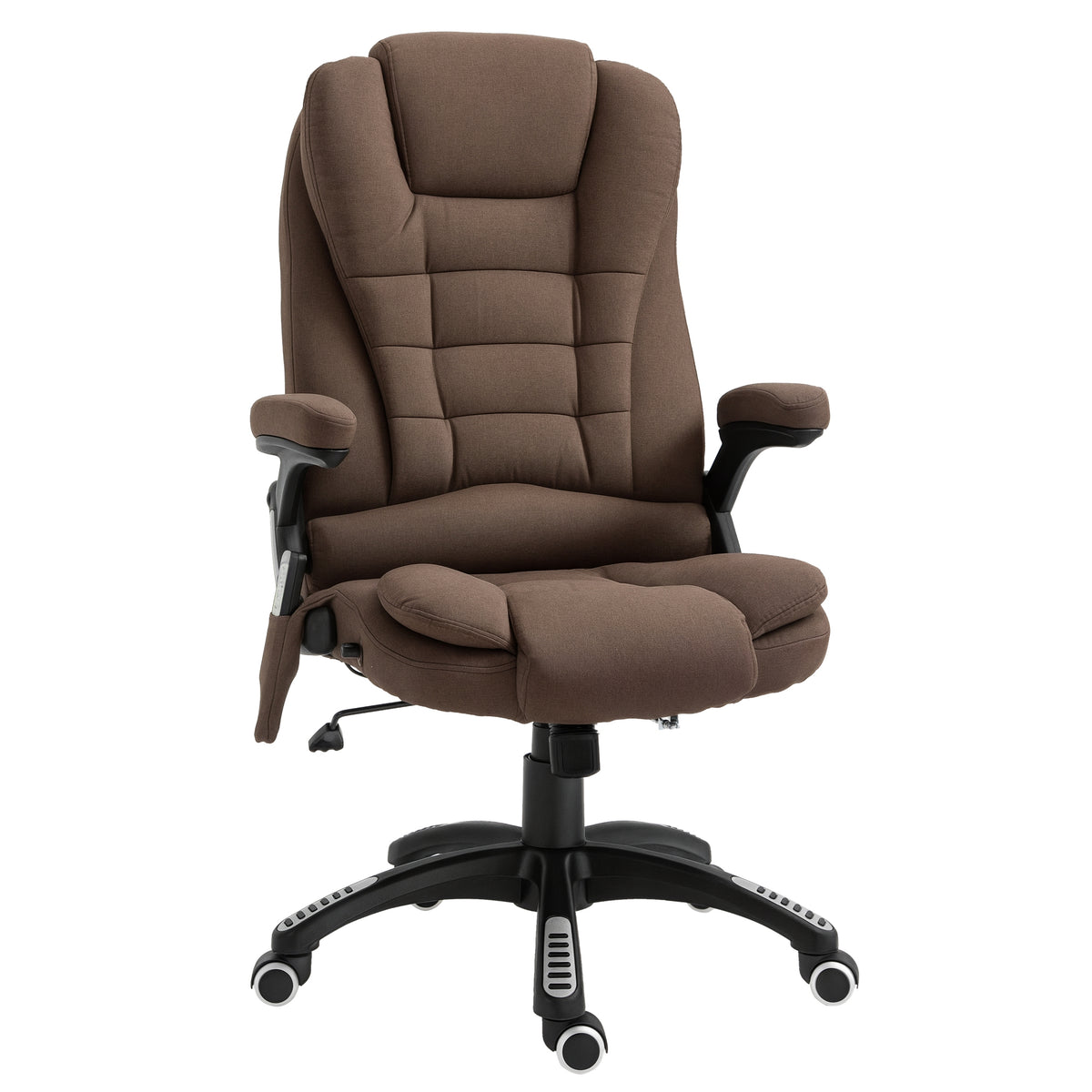 Sillón de oficina masajeante reclinable de respaldo alto giratorio