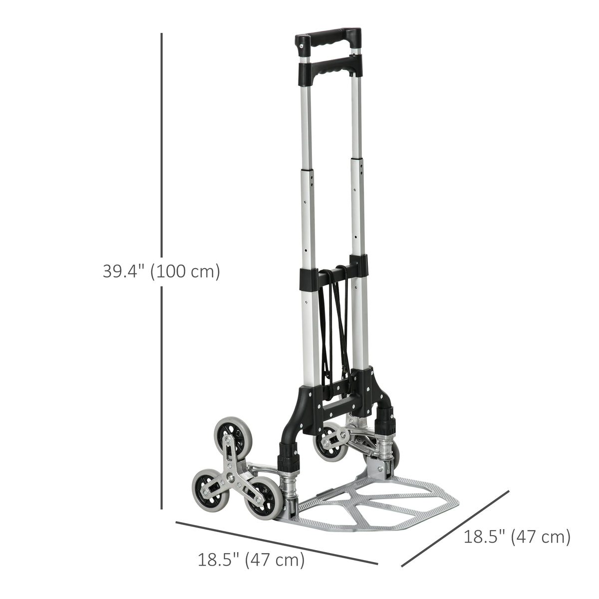 6-Wheel Folding Stair Climber Hand Truck