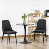 Modern Fabric Dining Chairs Set of 2