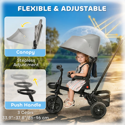 5-in-1 Growing Tricycle for Toddlers