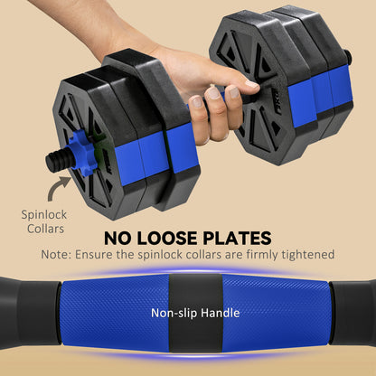 Adjustable Dumbbell Set 6-in-1 44 lbs