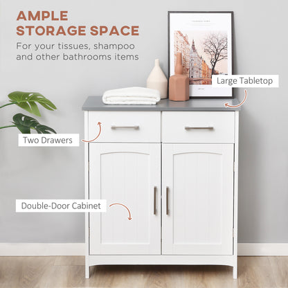 Mueble de baño sobre patas con cajones