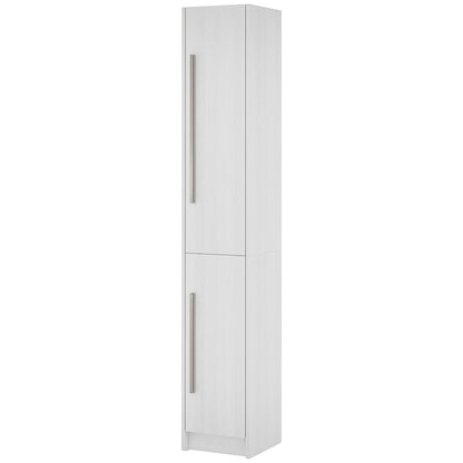 Armario alto de baño con estantes ajustables