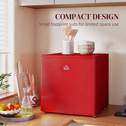 Compact upright freezer 1.1 cu ft with reversible door