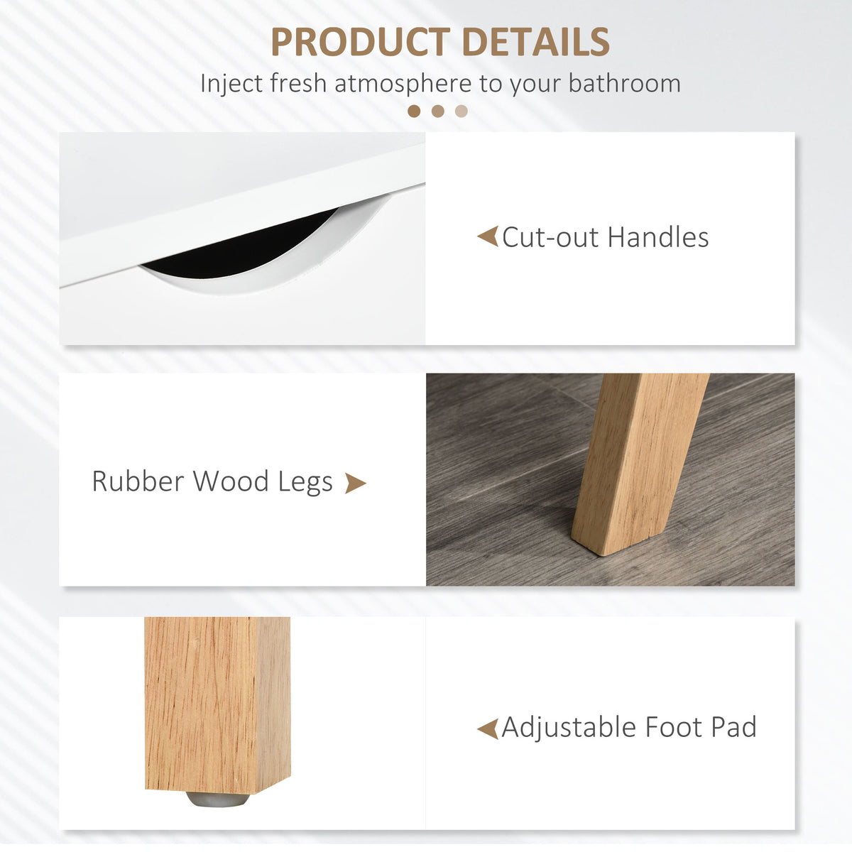 Mueble de TV moderno de madera con almacenamiento
