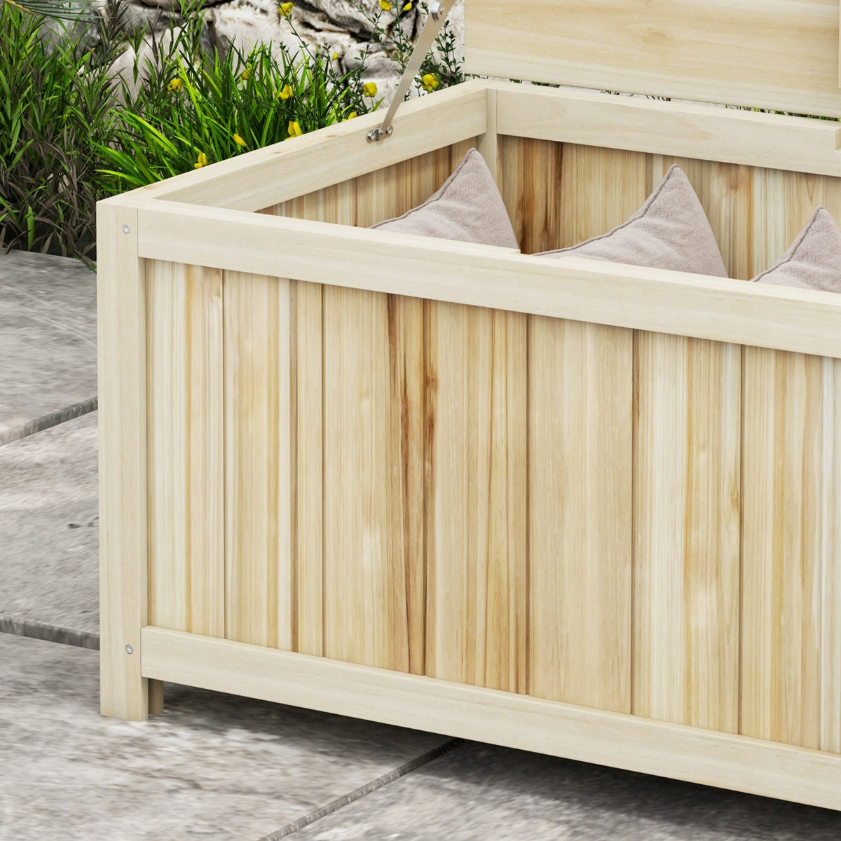 Wooden Outdoor Storage Box 172 L