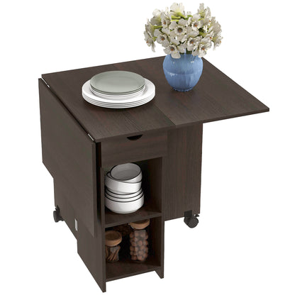 Folding Dining Table with Storage