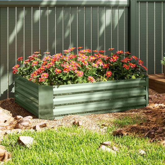 Galvanized Raised Garden Bed 120 x 90 cm