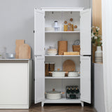 Tall Barn Door Pantry Cabinet 4 Doors