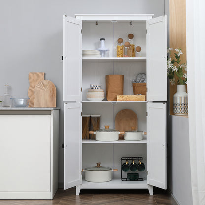 Tall Barn Door Pantry Cabinet 4 Doors