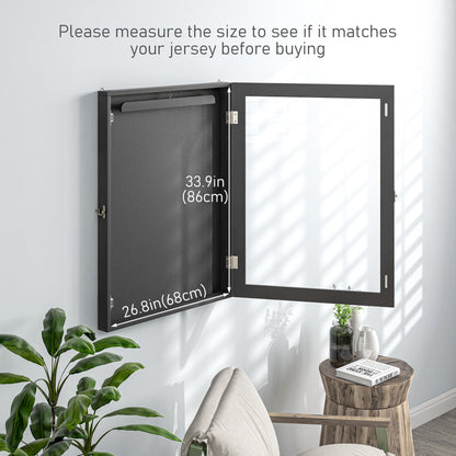 Hockey jersey display frame shadow box