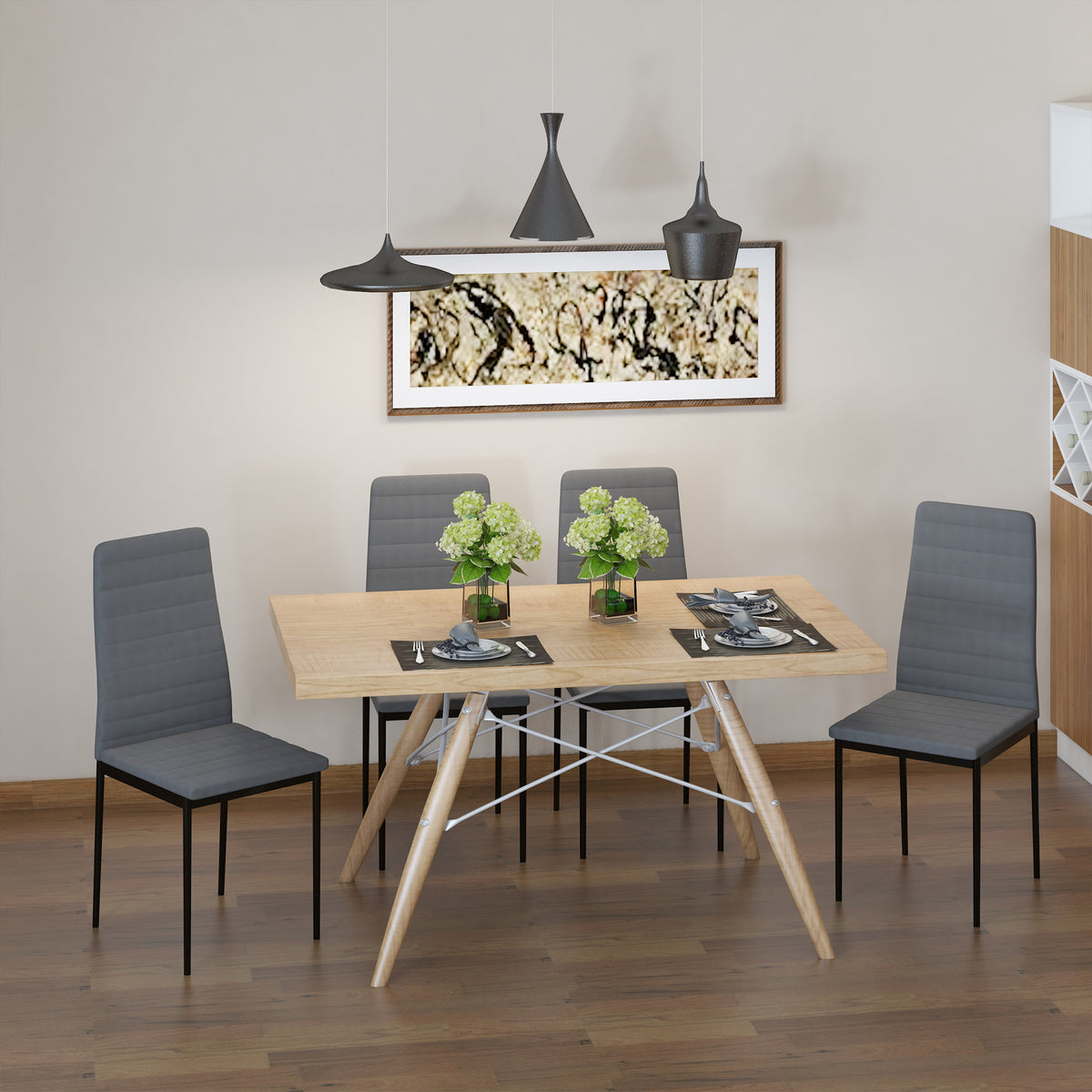 Dining Chairs Upholstered Set of 4