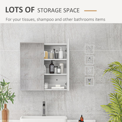 Wall mounted mirrored medicine cabinet