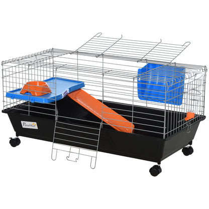 Small Animal Cage with Wheels and Accessories