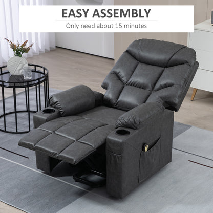 Electric Power Lift Recliner Chair with Cup Holders