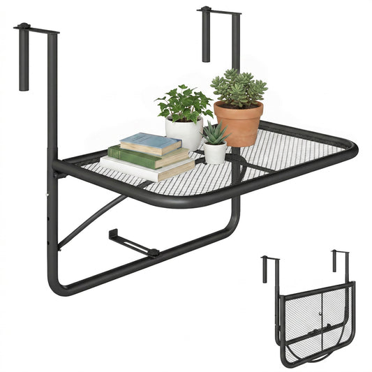 Adjustable Hanging Balcony Railing Table