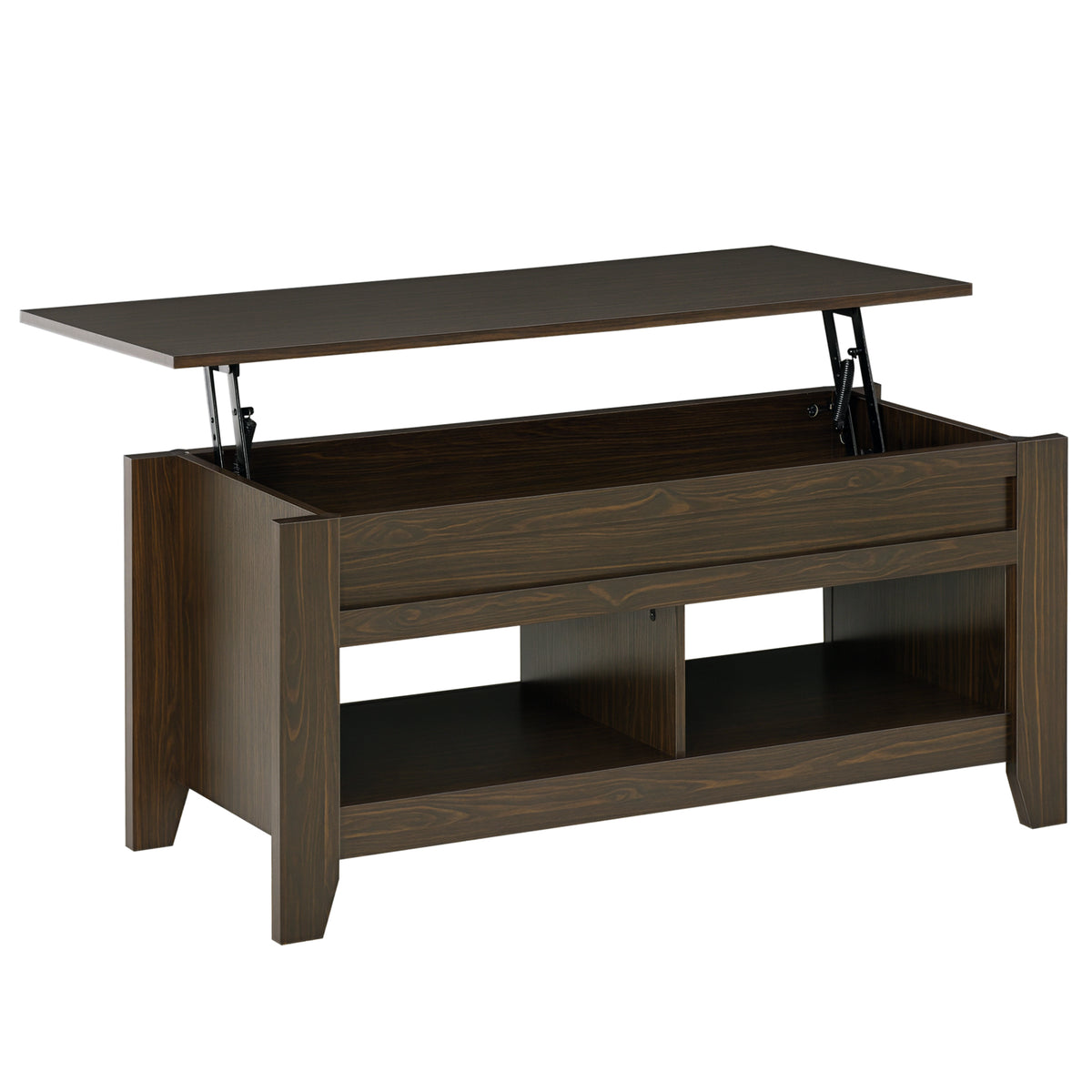 Coffee table with lift top and hidden storage