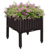 Raised garden bed polypropylene with legs