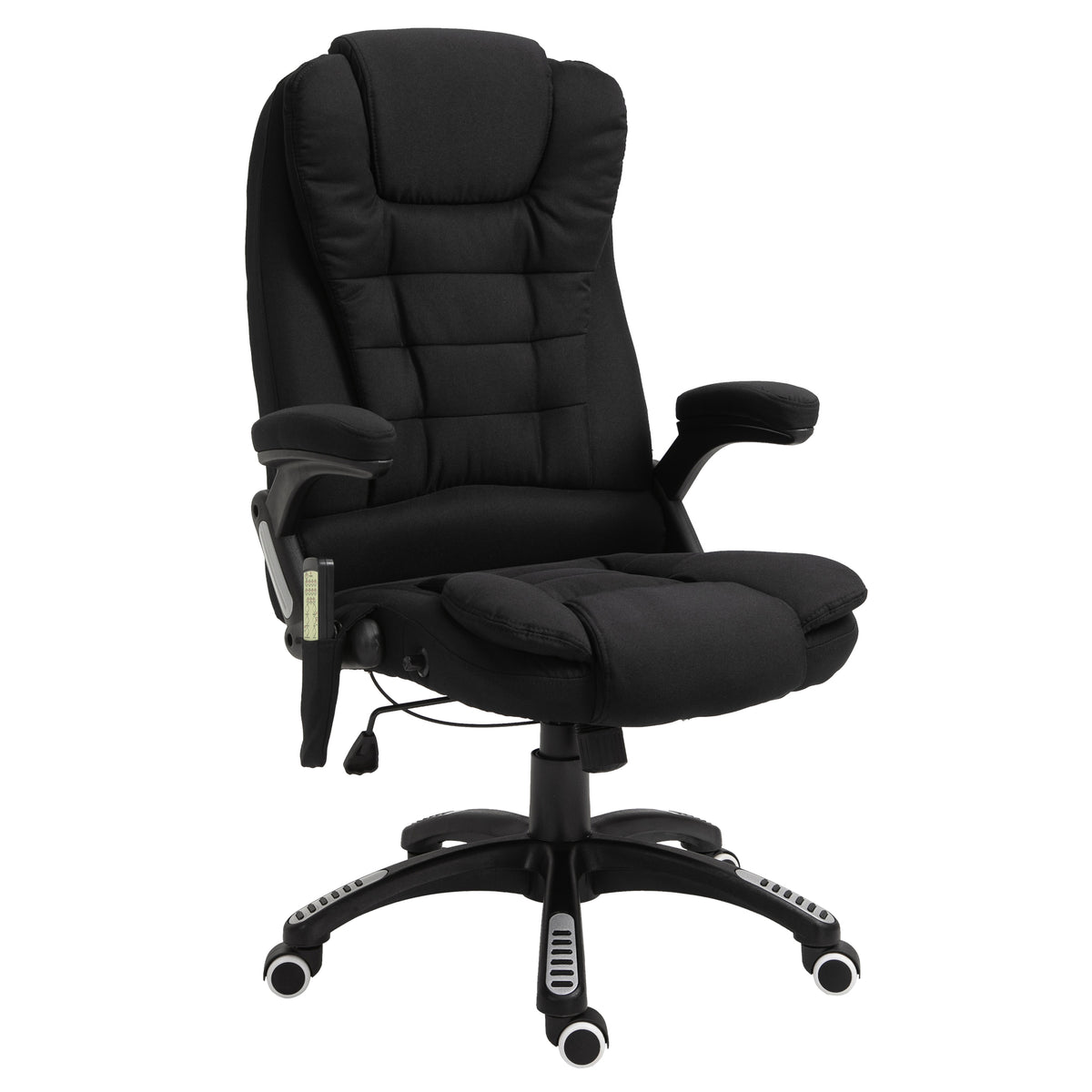 Sillón de oficina masajeante reclinable de respaldo alto giratorio