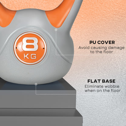 Pesa rusa flexible de 8 kg con asa ergonómica