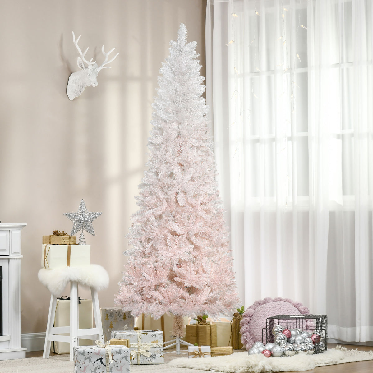210 cm Pencil Artificial Christmas Tree