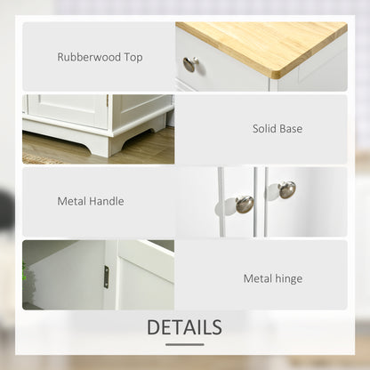 Modern Sideboard with Storage Drawers and Adjustable Shelves