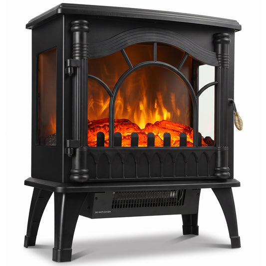 Freestanding Electric Fireplace 1000W 2000W 3D Flame