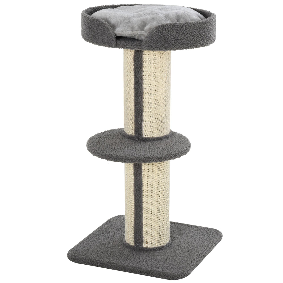 Multi-Tier Cat Tree with Sisal Scratching Post and Bed