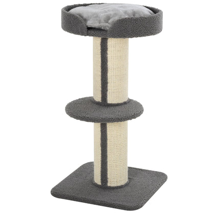 Multi-Tier Cat Tree with Sisal Scratching Post and Bed