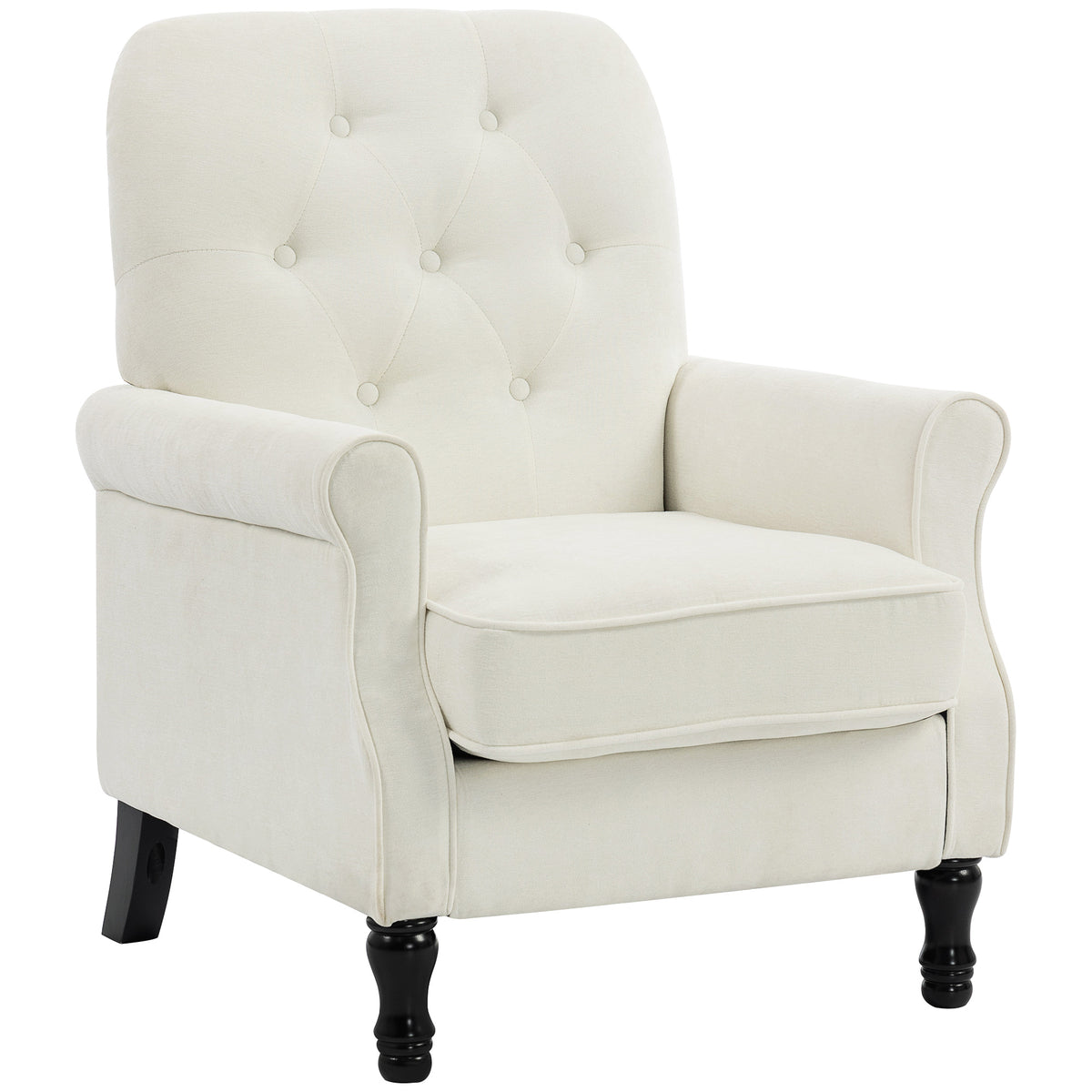 Accent armchair mid-century modern style