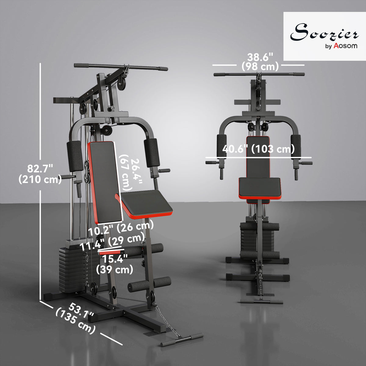 Máquina multifunción de entrenamiento 65 kg