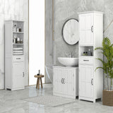 Under Sink Cabinet Double Door with Adjustable Shelf