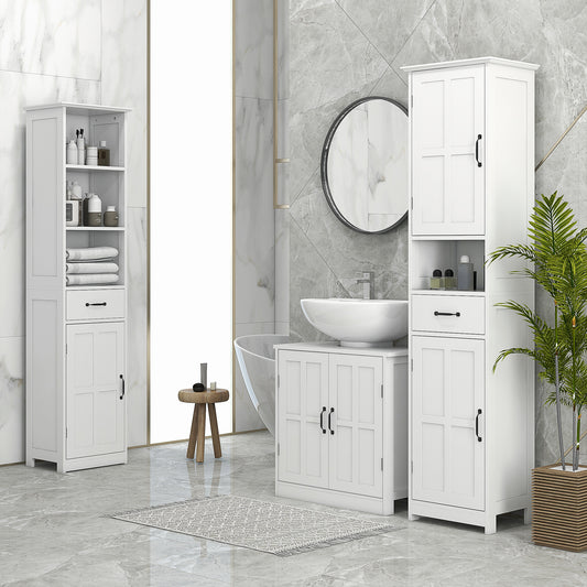 Under Sink Cabinet Double Door with Adjustable Shelf