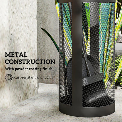 Fireplace Tool Set with Mesh Basket 5-Piece